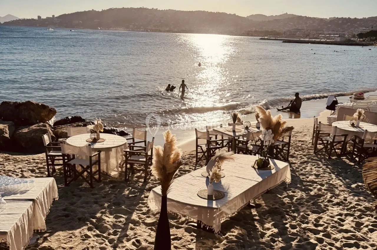 Plage des Iles - location salle de mariage près de la plage Nice