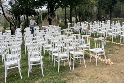 Deux mains tendues l'une vers l'autre au-dessus d'un champ de tournesols fanés.