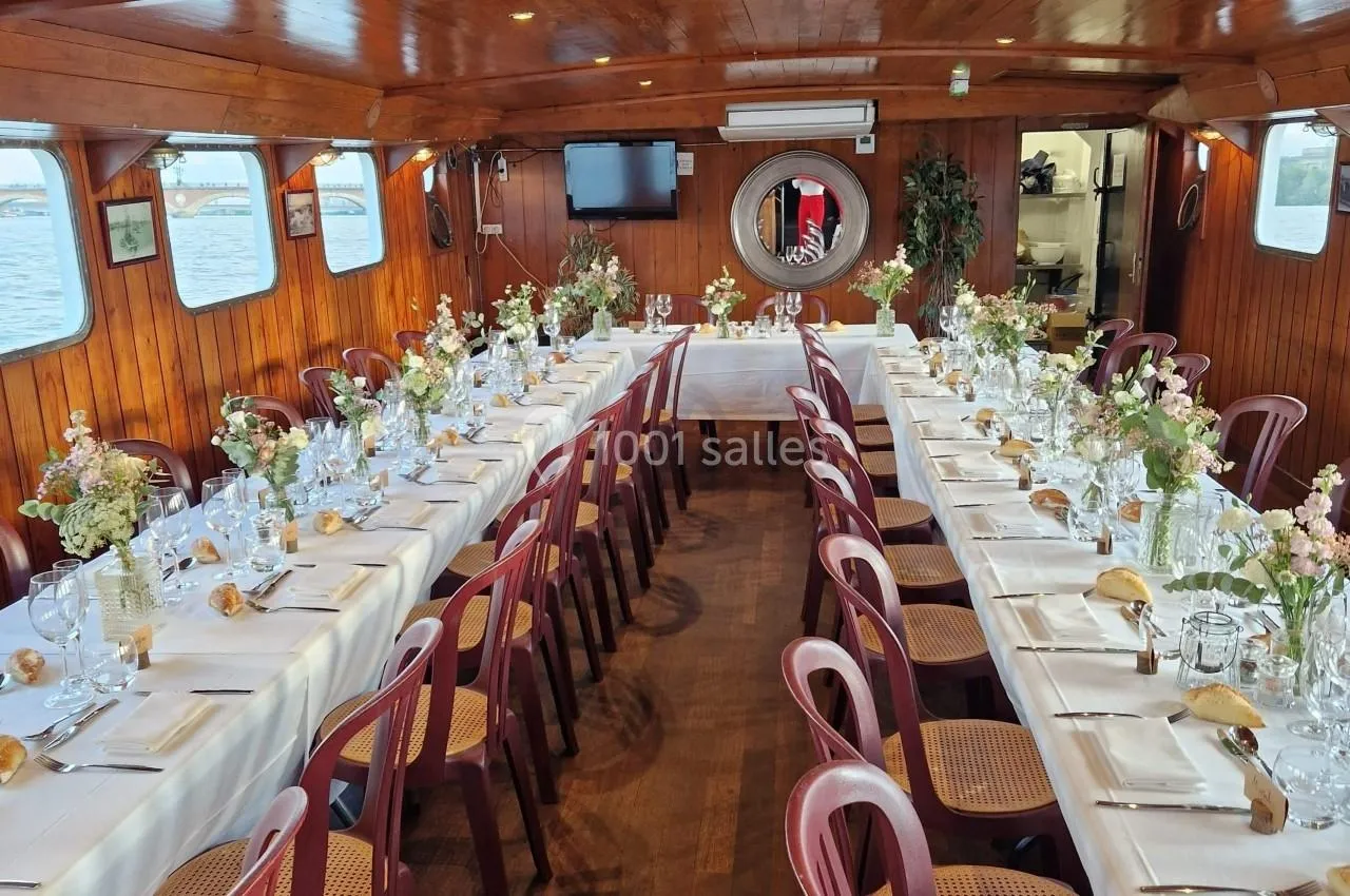 Croisières Burdigala - privatiser une salle de mariage Bordeaux