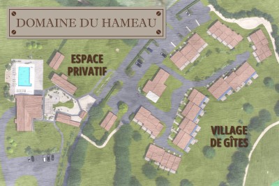 Groupe de personnes debout dans une salle en pierre avec des lumières suspendues au plafond.