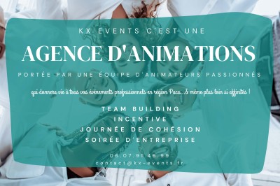 Une affiche promotionnelle décrivant une animation de quiz sur le thème de Noël, avec détails sur l'activité et les…